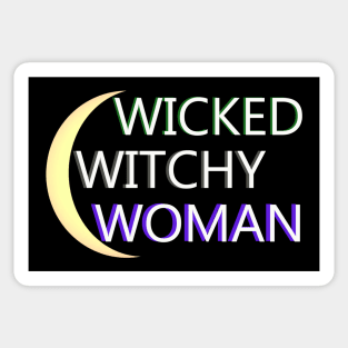 Wicked Witchy Woman Sisters of the Moon Sticker